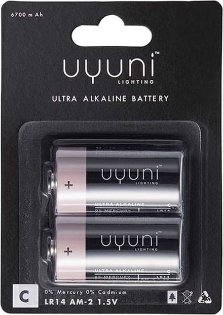 Uyuni C batterijen 1.5V – 2 stuks