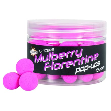Dynamite Baits N-Ticers Mulberry Florentine Pop-ups 15mm