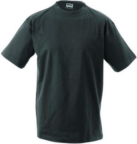 James and Nicholson Unisex Zware Ronde Tee (Grafiet)