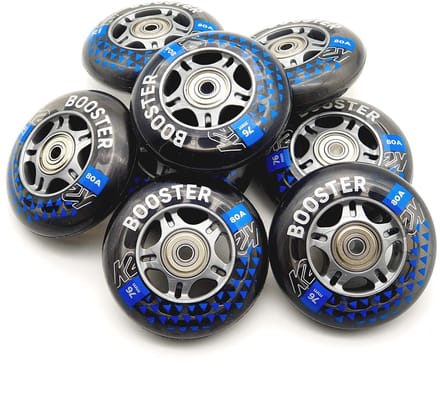 Dailygoods - Booster Skate Wielen 76 mm/80A - Set van 8 Stuks