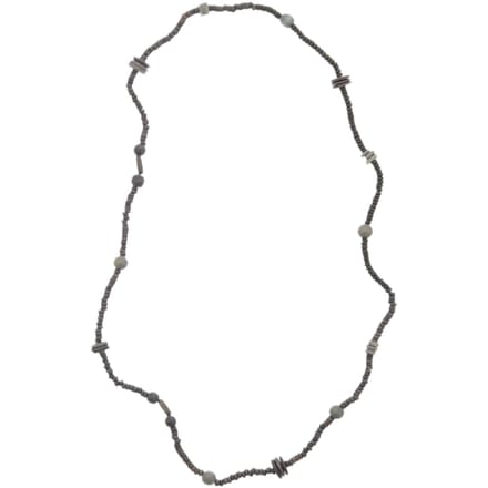 Behave – Ketting – Boho chique – Zwartgrijs – Natuurlijke uitstraling – 88 cm