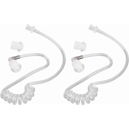Tube acoustique de remplacement, confortable, amovible, transparent, pour Motorola Two white