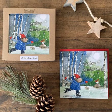 Alex Clark Kerstkaarten ~ Winter wonderland