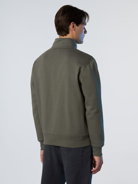 North Sails Sweatshirt Volledige ritssluiting met logopatch