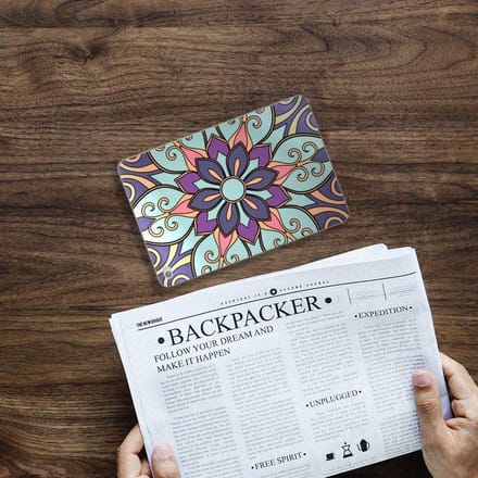 Apple iPad Mini 4 | Mini 5 (2019) Siliconen Hoesje Purple Flower