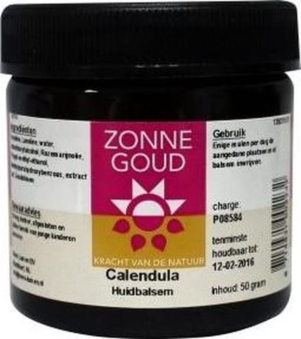 Zonnegoud Calendula Huidbalsem - 50 ml - Bodycrème