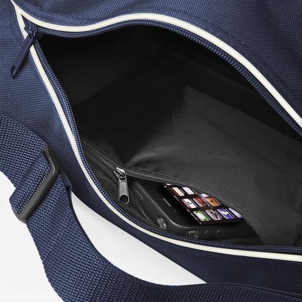 Retro Schoudertas BagBase met verstelbare riem - 18 Liter French Navy