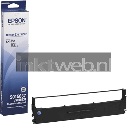 Epson S015637 inktlint zwart (origineel)
