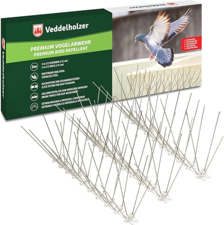 Universele Vogelafweer 3 Meter - Duivenbestrijding voor Balkon en Raam
