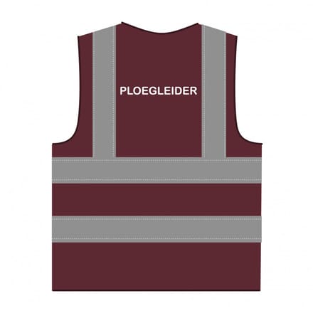 Ploegleider hesje RWS bordeauxrood
