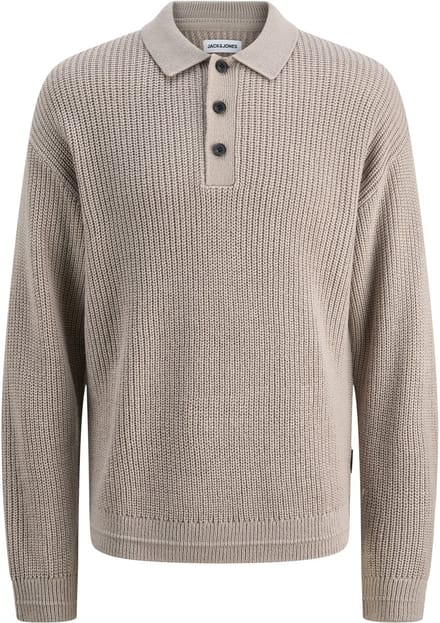 Jack & Jones Gebreide polo Effen Gebreide polo