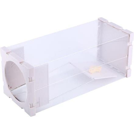 Cage piège à rats sans cruauté, animaux vivants, rongeurs, souris, contrôle des appâts, capture white