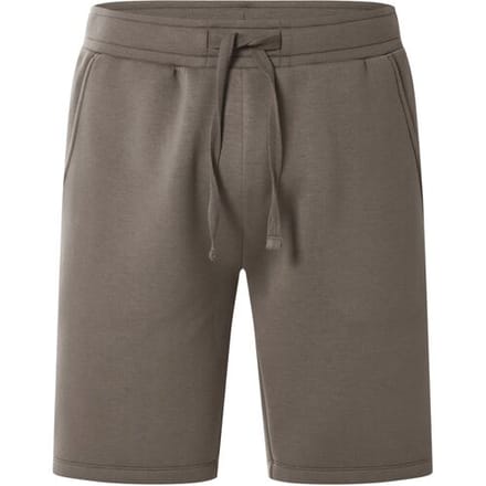 ESMARA MEN Heren sweatshorts van scubastof (Bruin, S)