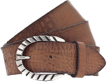 b.belt riem Sofia Ledergürtel W95 Mid Brown bruine