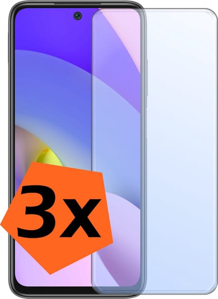 Screenprotector - 3 Stuks - Geschikt voor Xiaomi Redmi 10 2022 - Extra Sterk - Gehard Glas - Beschermglas - Tempered Glass - Screen Protector