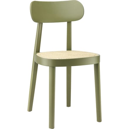 Thonet - 118 Stoel - Beuken olijfgroen gebeitst