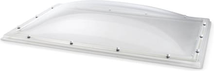 Lichtkoepel plexiglas helder 100x160 cm dubbelwandig