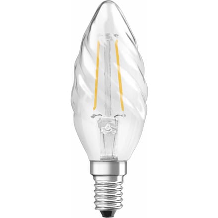 Osram Ledfilamentlamp Kaars Retrofit Twisted - D3,5cm - Warm Wit - E14 - 2,5w