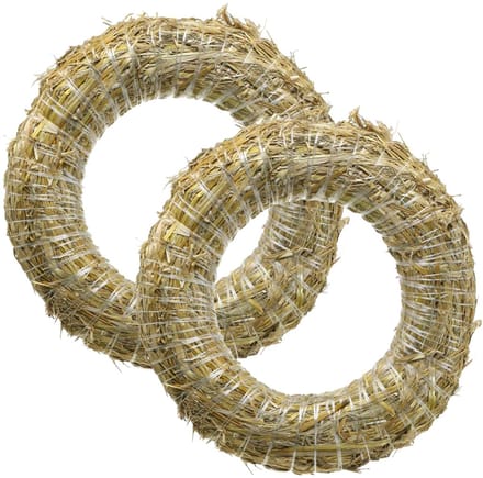 Strokrans voor decoratie en bloemstukken, 18 cm, 2 stuks, 2 Stück