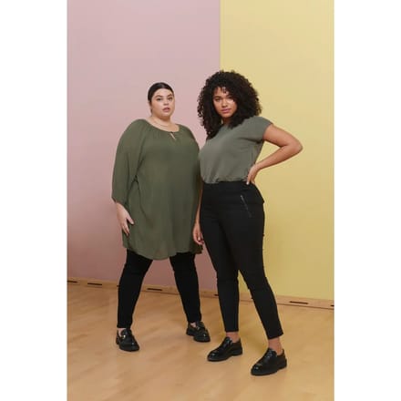 Tunic met 3/4 mouwen voor dames KAFFE Curve Ami
