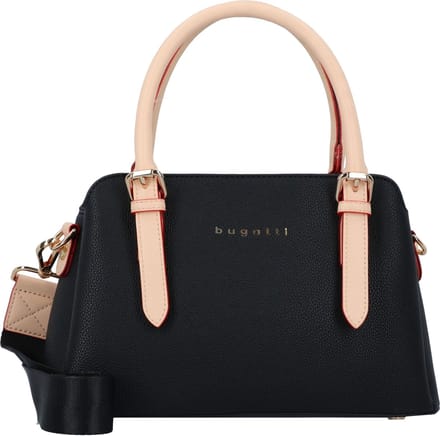 bugatti Handtas Schoudertas Ella Bowling Bag Black Zwart