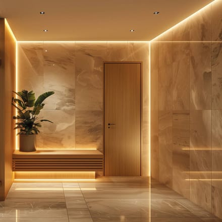 Hera LED strip SAUNA, 3.000 K, lengte 200 cm, IP54, 24 V