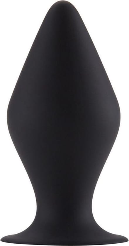 Butt Plug with Suction Cup - Small - Black