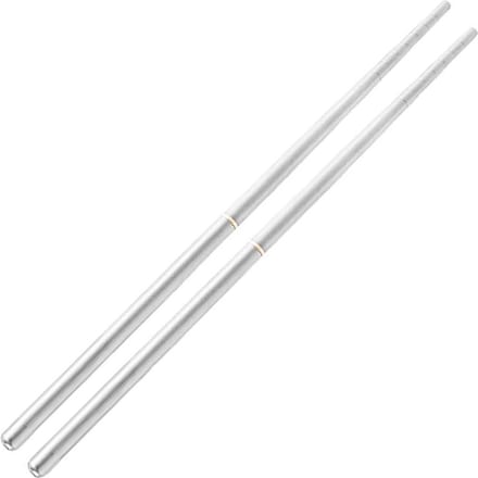 Titanium Eetstokjes Opvouwbaar Afneembaar Draagbaar Holle Eetstokjes Outdoor Kamperen Reizen Picknick white