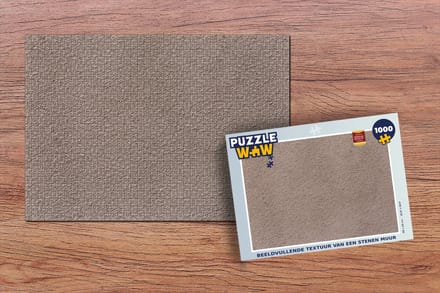 Puzzel Steen - Muur - Bruin - Legpuzzel - Puzzel 1000 stukjes volwassenen