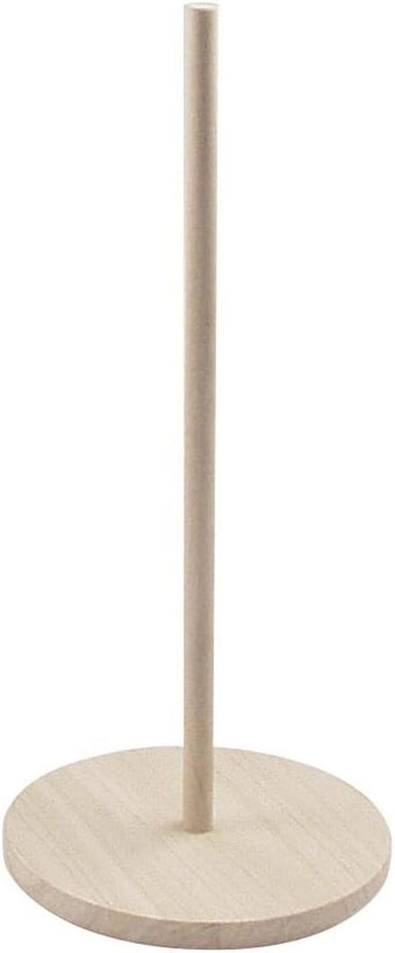 Houten standaard voor piepschuim torso 16 cm - Creatieve knutselmateriaal