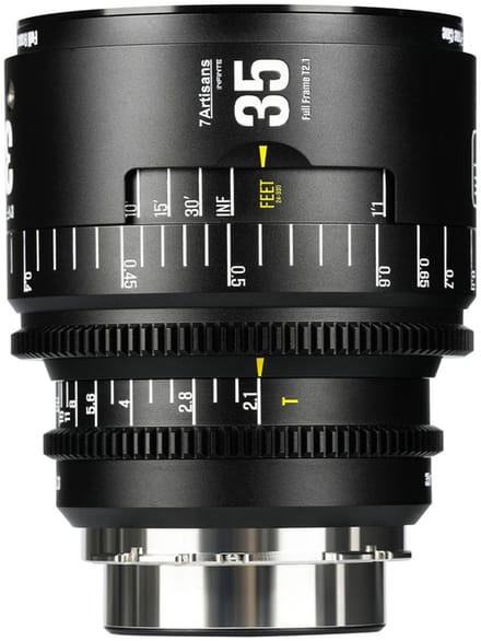 7Artisans Infinte 35mm T2.1 FullFrame DE-Clicked PL Mount