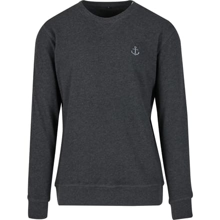 Mister Tee Anchor Sign Emb Light Crew Sweatshirt MT3924 Charcoal-2XL