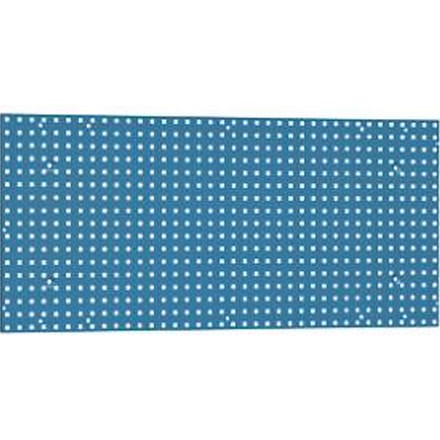 Geperforeerd paneel, om op te hangen, 1950 x 900 mm, donkerblauw RAL 5009