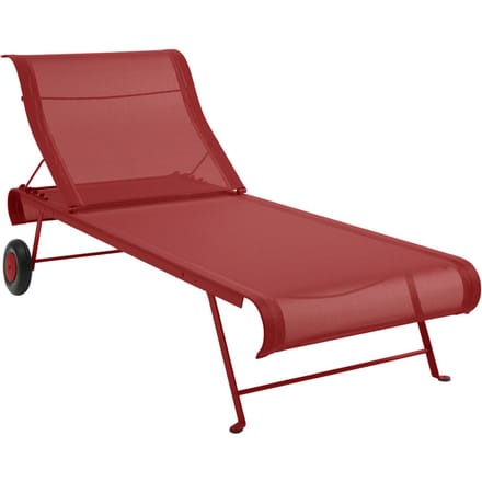 Fermob - DUNE Ligstoel - 43 chili mat - rood
