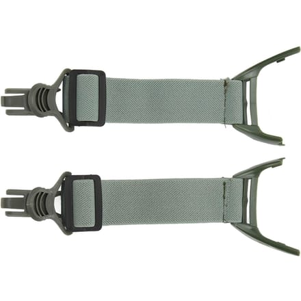2 Pièces Sangle de Lunettes de Chasse Extensible Confortable Bande Élastique pour Lunettes de Chasse pour Rail Rapide Vert gray