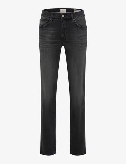 Brax Heren Jeans  Style CADIZ BLACK USED, denim donkergrijs, maat 44/32