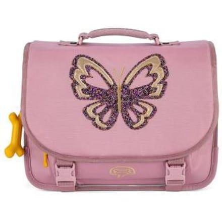 Stones and Bones Lily - Schooltas - Comfortabel - Verstevigd - Glitter Butterfly - Lila