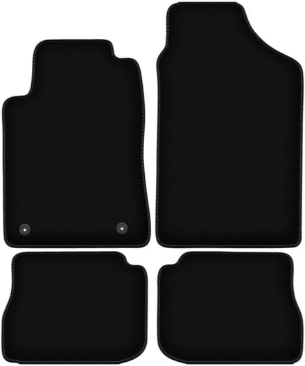 BASIC zwarte veloursmatten voor: Peugeot 605 sedan (1989-1999)