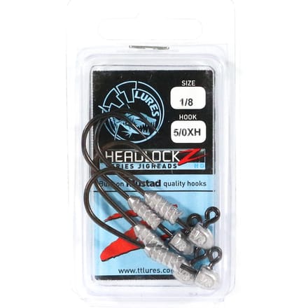 Tackle Tactics TT Headlockz HD jigkop 1/8 oz 5/0 XH 4/pak (3047)