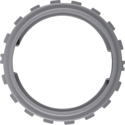 Hager Berker Integro Klemring Voor Materiaaldikte 4mm Donkergrijs - 8183601 [5 stuks]