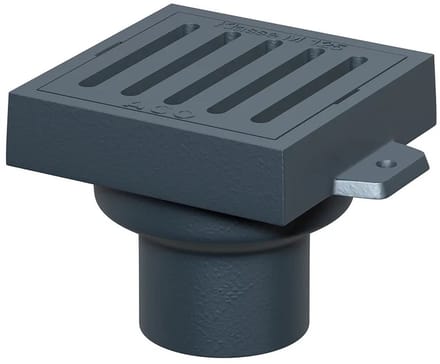 Aco Vloerafvoer equ. DN 100 90° o.verbindingsrand