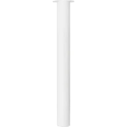 Duraline Meubelpoot Rond Staal 7,6x72cm Wit