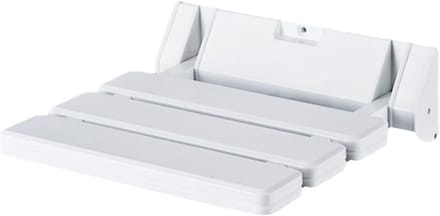 Opvouwbare Douchestoel - Wandkruk Douche - Veilig Douchen - Hoge Gewichtscapaciteit - 150 kg - Wit