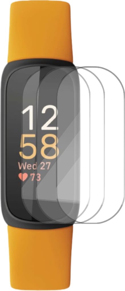 3x Screenprotector geschikt voor Fitbit Inspire 3 - Folie Screen Protector geschikt voor Fitbit Inspire 3