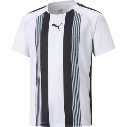 Puma Teamliga Shirt Korte Mouw Kinderen - Wit / Zwart | Maat: 116