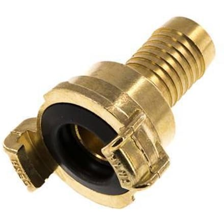 19 mm (3/4'') Slangpilaar Messing GEKA Tuinslangkoppeling Draaibaar