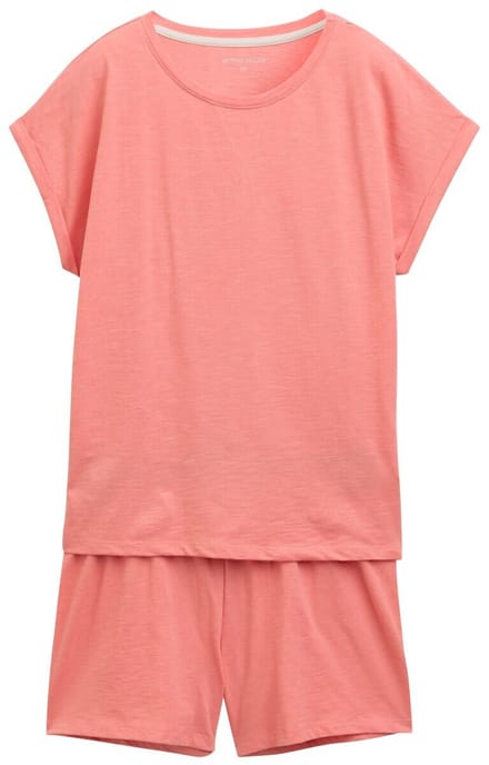 Tom Tailor - Pyjamaset met tekstopdruk - Maat XXL/44 - red-medium-solid