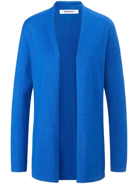 Vest model Caro lange mouwen Van Peter Hahn blauw