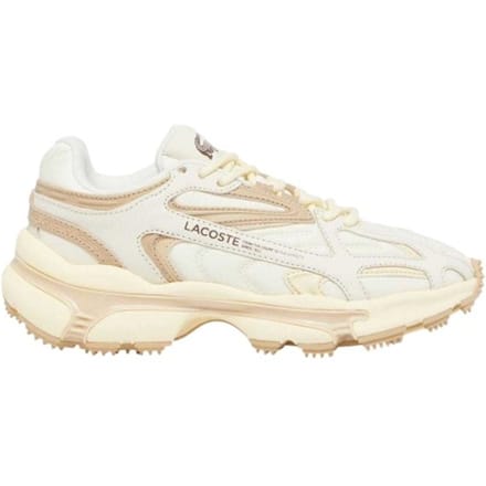 Lacoste Dames L003 2K24 Leren Sneakers (Off White)