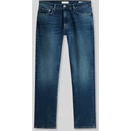 straight fit jeans van katoenmix model 'DENTON SLIM STRAIGHT JONE'